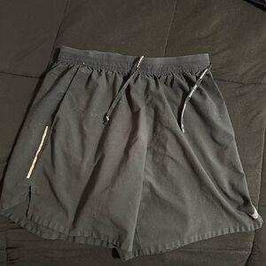 Nike Black Athletic Shorts with Drawstring